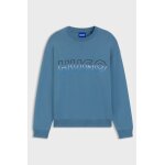 Ανδρική φούτερ with ombré logo embroidery HUGO BLUE 50549148 μπλε - Image 4