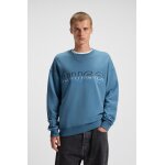 Ανδρική φούτερ with ombré logo embroidery HUGO BLUE 50549148 μπλε