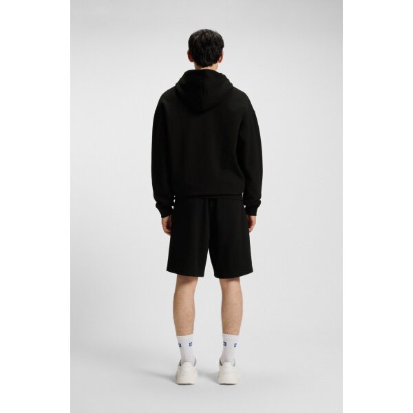 Ανδρική φούτερ με κουκούλα with ombré embroidered logo HUGO BLUE 50549151 μαύρο - Image 2