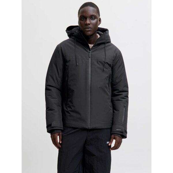 jackjones-jcofusiontechnicaljacketsn-black (3) ΑΝΔΡΙΚΟ ΜΠΟΥΦΑΝ JCOFUSION TECHNICAL JACKET SN JACK AND JONES 12283166 - Image 1
