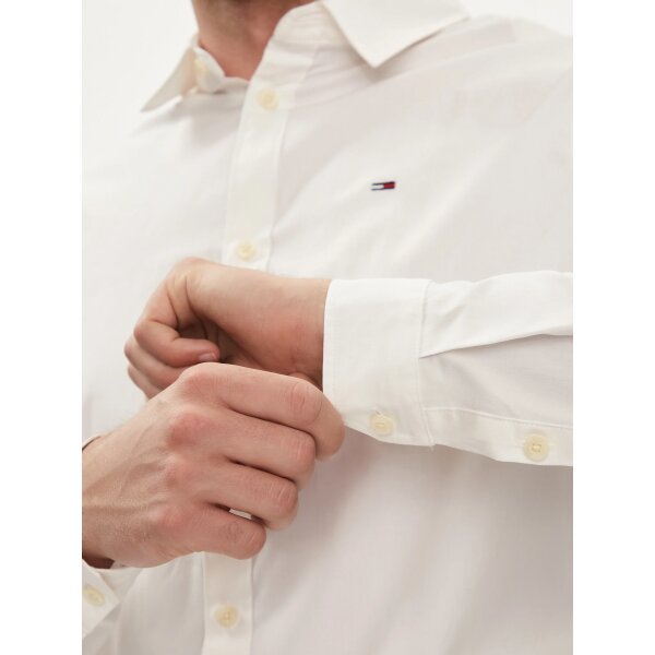 Ανδρικό Πουκάμισο Tommy Jeans DM0DM04405 Εκρού - Image 4