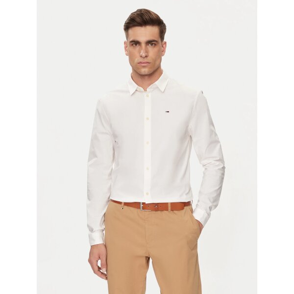 Ανδρικό Πουκάμισο Tommy Jeans DM0DM04405 Εκρού - Image 1