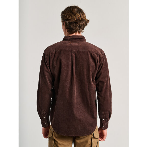 Ανδρικό Κοτλε Πουκάμισο Μπορντώ STAFF GALLERY 61-004.054.Ν0015 - Image 4