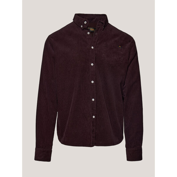 Ανδρικό Κοτλε Πουκάμισο Μπορντώ STAFF GALLERY 61-004.054.Ν0015 - Image 5