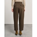 Γυναικείο Ψηλόμεσο Παντελόνι Με Ζώνη Καφέ STAFF GALLERY 60-005.054.Ν0005 - Image 4