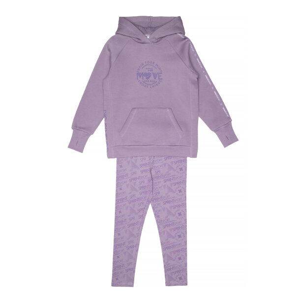 252-4021 LILAC GREY A ΠΑΙΔΙΚΟ ΣΕΤ ΜΕ ΚΟΛΑΝ ΚΟΡΙΤΣΙ ΜΩΒ 7-16 ΕΤΩΝ SPRINT 252-4021-836 - Image 1