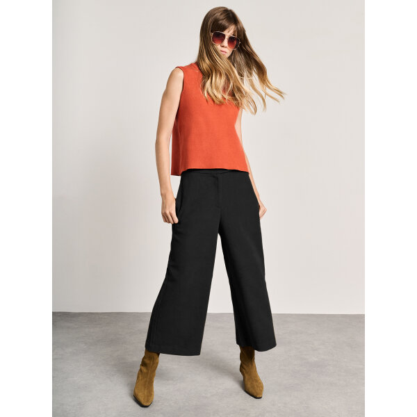 Γυναικείο Ψηλόμεσο Culotte Παντελόνι Μαύρο STAFF GALLERY 60-004.054.Ν0090 - Image 4