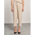 Γυναικείο Ψηλόμεσο Παντελόνι Με Ζώνη Εκρού STAFF GALLERY 60-005.054.Ν0024