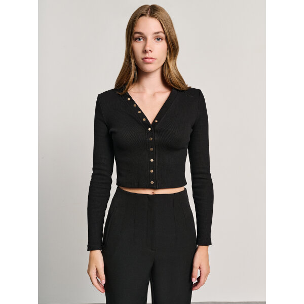 Γυναικείο Ρίπ Μακρυμάνικο Μπλουζάκι Staff Gallery 63-307.054.Ν0000 - Image 1