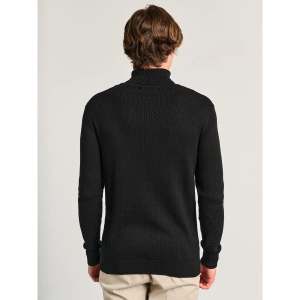 Ανδρική Πλεκτη Μπλούζα Ζιβαγγο STAFF GALLERY 64-203.054.Ν0090 - Image 3