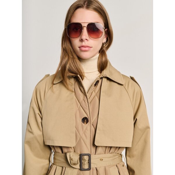 Γυναικεία Μακριά Καμπαρντίνα Staff Gallery 65-303.054.Ν0033 - Image 4