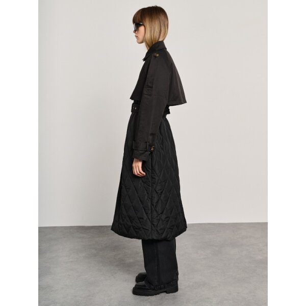 Γυναικεία Μακριά Καμπαρντίνα Staff Gallery 65-303.054.Ν0090 - Image 3