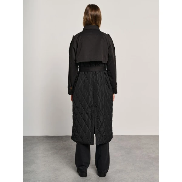 Γυναικεία Μακριά Καμπαρντίνα Staff Gallery 65-303.054.Ν0090 - Image 4