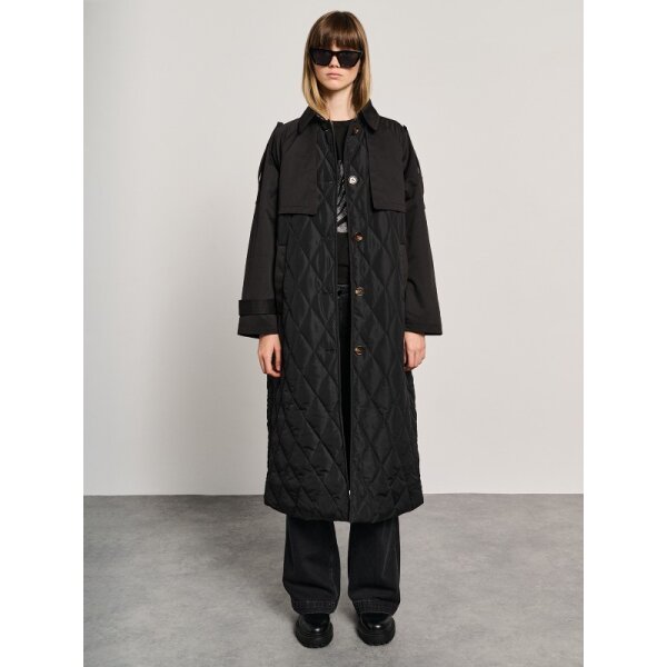 Γυναικεία Μακριά Καμπαρντίνα Staff Gallery 65-303.054.Ν0090 - Image 5