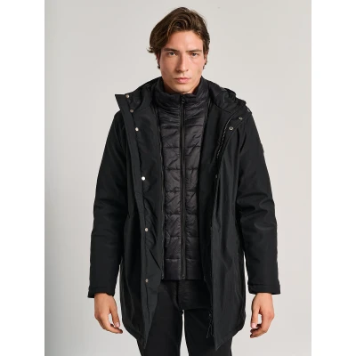 Ανδρικό Μπουφάν Πάρκα Με Κουκούλα STAFF GALLERY 66-304.054.Ν0090