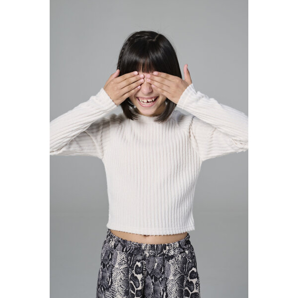 Παιδική Μπλούζα με λαιμόκοψη διάταξη Εκρού 4-16 ΕΤΩΝ Melin Rose MRW25/26-0423 - Image 1