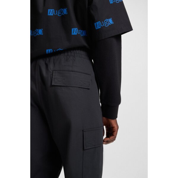 Ανδρικό Παντελόνι Cargo Relaxed-fit trousers in ripstop fabric Hugo  50545643-001 - Image 3
