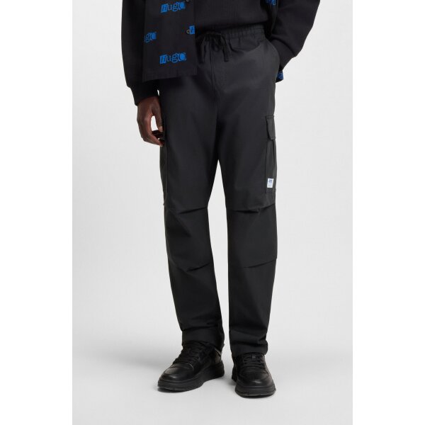 Ανδρικό Παντελόνι Cargo Relaxed-fit trousers in ripstop fabric Hugo  50545643-001 - Image 4