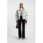 ΓΥΝΑΙΚΕΙΟ ΜΠΟΥΦΑΝ High-sheen puffer jacket with silicone logo badge 50546368-998 - Image 3