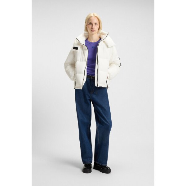 ΓΥΝΑΙΚΕΙΟ ΜΠΟΥΦΑΝ Water-repellent puffer jacket with detachable hood Hugo Blue 50546393-102 - Image 3