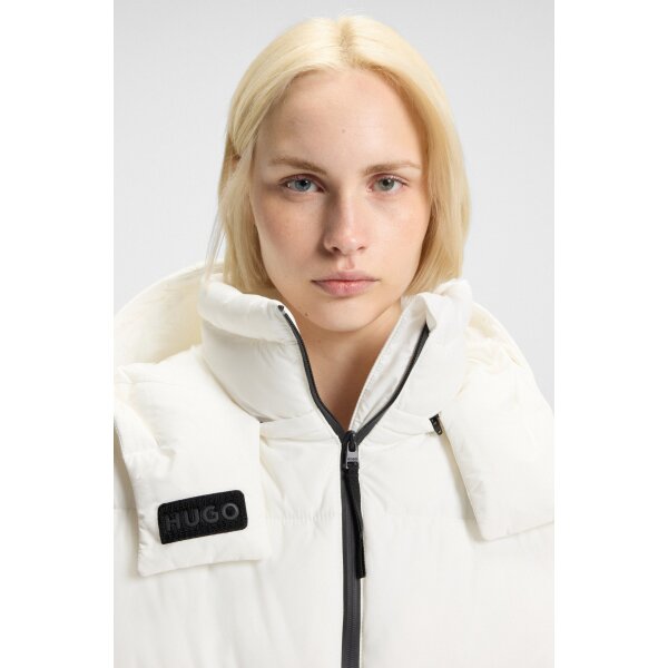 ΓΥΝΑΙΚΕΙΟ ΜΠΟΥΦΑΝ Water-repellent puffer jacket with detachable hood Hugo Blue 50546393-102 - Image 4