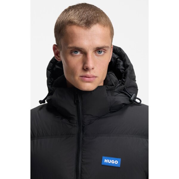 Ανδρικό Μπουφάν Water-repellent relaxed-fit Hugo Μαύρο 50546653-001 - Image 4