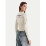 Γυναικεία Μπλούζα Duspark Beige Slim Fit Hugo Blue 50550132-110 - Image 3