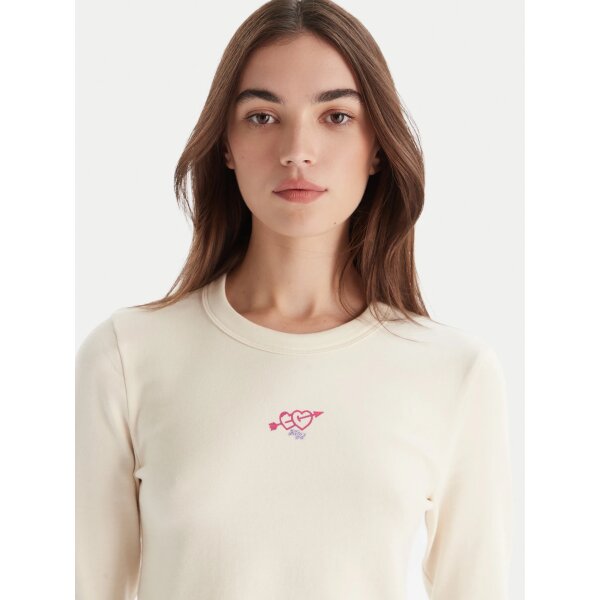 Γυναικεία Μπλούζα Duspark  Beige Slim Fit Hugo Blue 50550132-110 - Image 4