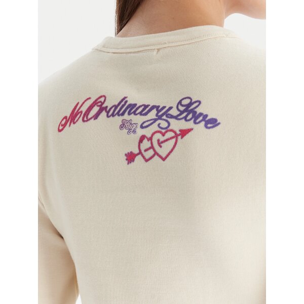 Γυναικεία Μπλούζα Duspark  Beige Slim Fit Hugo Blue 50550132-110 - Image 5