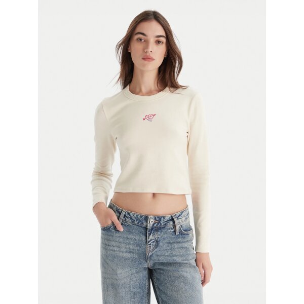 Γυναικεία Μπλούζα Duspark  Beige Slim Fit Hugo Blue 50550132-110 - Image 1