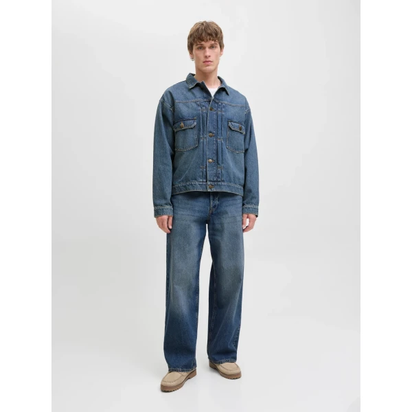 jackjones-jjidavejjoriginalsq080-blue (4) Ανδρικό Παντελόνι Jeans  Wide fit JJIDAVE JJORIGINAL SQ 080  Jack & Jones 12285234 - Image 5