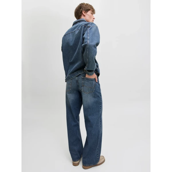 jackjones-jjidavejjoriginalsq080-blue (7) Ανδρικό Παντελόνι Jeans  Wide fit JJIDAVE JJORIGINAL SQ 080  Jack & Jones 12285234 - Image 8