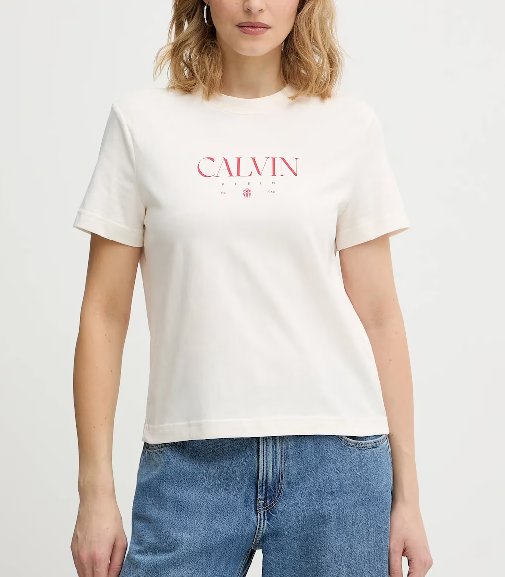 ΓΥΝΑΙΚΕΙΑ ΜΠΛΟΥΖΑ  SS CKTAIL CONCEPT GRAPHIC TEE CALVIN KLEIN LV047E813G-YBH - Image 1