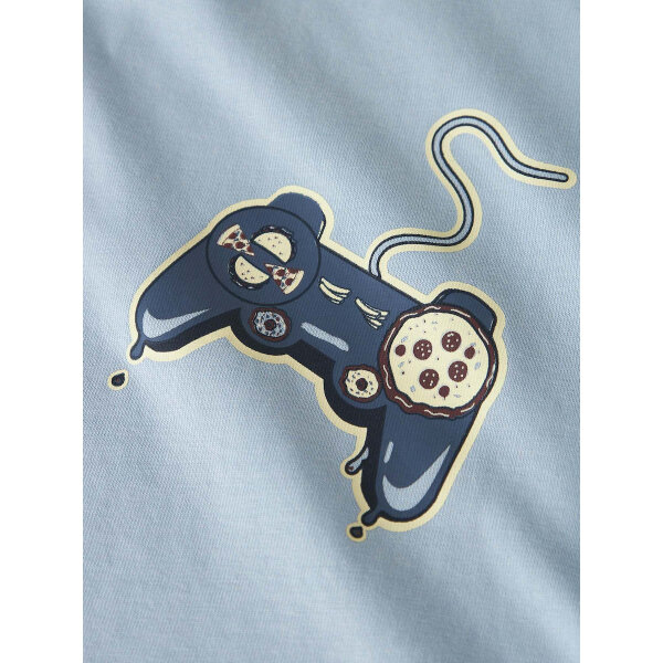 ΠΑΙΔΙΚΗ ΜΠΛΟΥΖΑ  ΜΕ ΤΥΠΩΜΑ Blue Fog Pizza Controller ΑΓΟΡΙ ΜΠΛΕ NAME IT 13259697 - Image 2