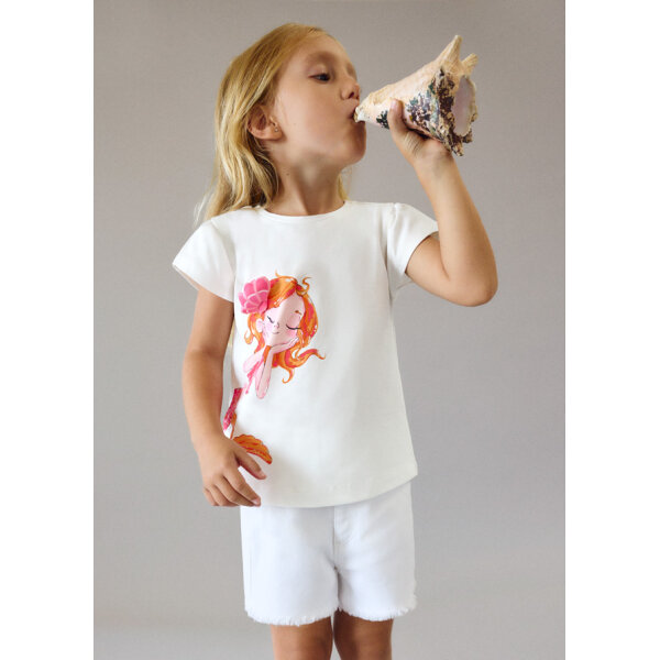 ΠΑΙΔΙΚΟ ΣΟΡΤΣ ΚΑΠΑΡΤΙΝΕ ΛΕΥΚΟ ΚΟΡΙΤΣΙ MAYORAL 26-00234-067 - Image 2