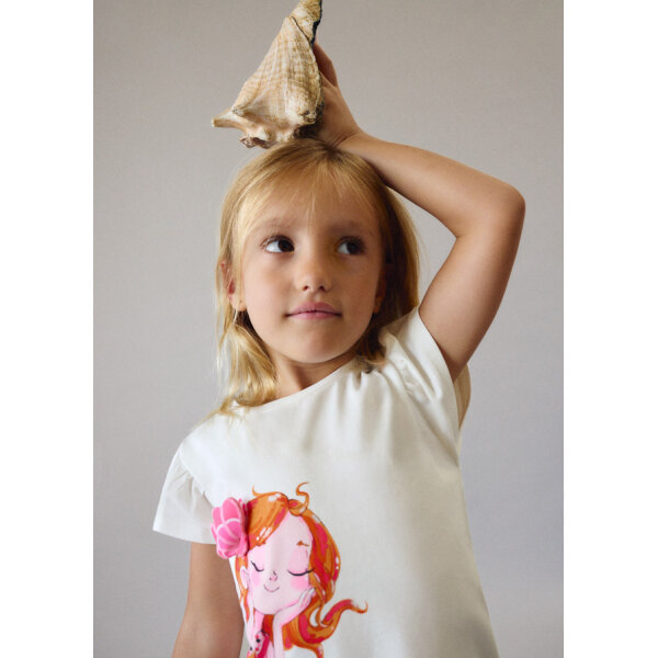 ΠΑΙΔΙΚΗ ΜΠΛΟΥΖΑ ΕΚΡΟΥ ΚΟΡΙΤΣΙ MAYORAL 26-03007-084 - Image 2