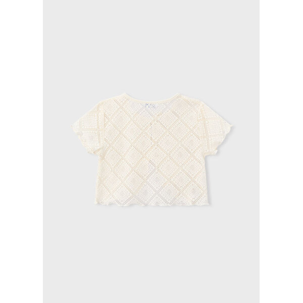 ΠΑΙΔΙΚΗ ΜΠΛΟΥΖΑ 2ΤΜΧ crochet ΜΠΕΖ ΚΟΡΙΤΣΙ MAYORAL 26-03015-088 - Image 3