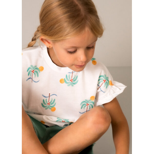 ΠΑΙΔΙΚΗ ΜΠΛΟΥΖΑ ΣΤΑΜΠΩΤΗ ΕΚΡΟΥ ΚΟΡΙΤΣΙ MAYORAL 26-03018-030 - Image 2