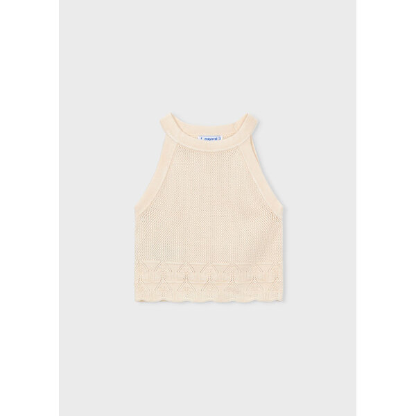 ΠΑΙΔΙΚΟ ΤΟΠ ΠΛΕΧΤΟ ΜΠΕΖ ΚΟΡΙΤΣΙ MAYORAL 26-03027-044 - Image 1