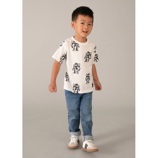 ΠΑΙΔΙΚΗ ΜΠΛΟΥΖΑ ΣΤΑΜΠΩΤΗ ΑΓΟΡΙ MAYORAL 26-03068-068 - Image 3