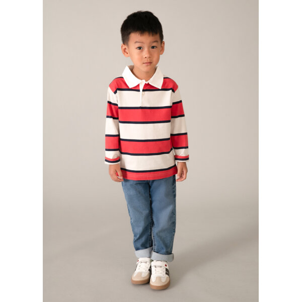 ΠΑΙΔΙΚΗ ΜΠΛΟΥΖΑ ΠΟΛΟ ΡΙΓΕ ΚΟΚΚΙΝΟ  ΑΓΟΡΙ MAYORAL 26-03111-091 - Image 3