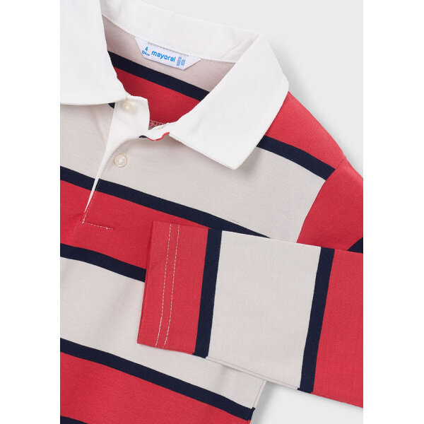 ΠΑΙΔΙΚΗ ΜΠΛΟΥΖΑ ΠΟΛΟ ΡΙΓΕ ΚΟΚΚΙΝΟ  ΑΓΟΡΙ MAYORAL 26-03111-091 - Image 6