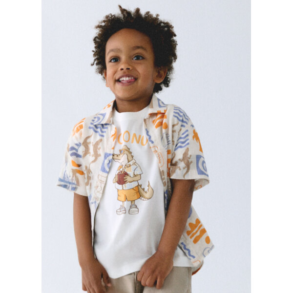 ΠΑΙΔΙΚΟ ΠΟΥΚΑΜΙΣΟ ΣΤΑΜΠΩΤΟ  ΑΓΟΡΙ MAYORAL 26-03115-025 - Image 1