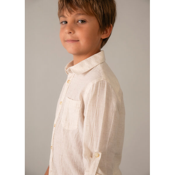 ΠΑΙΔΙΚΟ ΠΟΥΚΑΜΙΣΟ ΛΙΝΟ  ΑΓΟΡΙ MAYORAL 26-03119-035 - Image 2