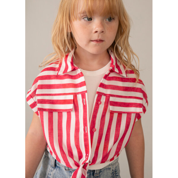 26-03196-060-M-2 ΠΑΙΔΙΚΟ ΠΟΥΚΑΜΙΣΟ 2ΤΜΧ ΚΟΡΙΤΣΙ MAYORAL 26-03196-060 - Image 1