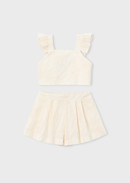 26-03235-088-M-4 ΠΑΙΔΙΚΟ ΣΕΤ ΣΟΡΤΣ ΕΚΡΟΥ ΚΟΡΙΤΣΙ MAYORAL 26-03235-088 - Image 1