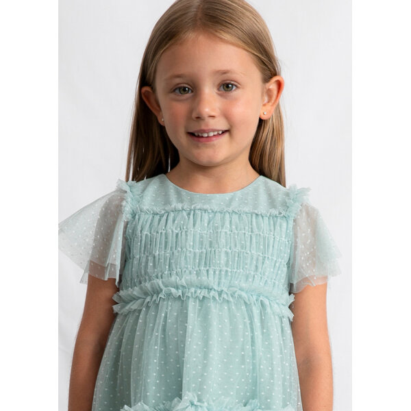 ΠΑΙΔΙΚΟ ΦΟΡΕΜΑ  ΜΕ ΤΟΥΛΙ ΚΟΡΙΤΣΙ ΠΡΑΣΙΝΟ MAYORAL 26-03917-080 - Image 3