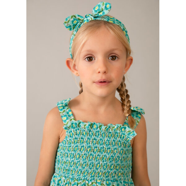 ΠΑΙΔΙΚΟ ΦΟΡΕΜΑ ΣΤΑΜΠΩΤΟ ΜΕ ΚΟΡΔΕΛΑ ΜΠΛΕ ΚΟΡΙΤΣΙ MAYORAL 26-03942-053 - Image 3