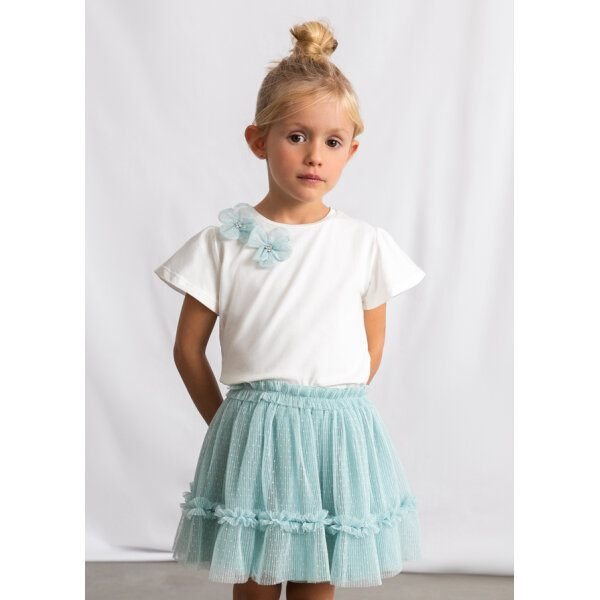 26-03946-080-L-1 ΠΑΙΔΙΚΟ ΣΕΤ ΦΟΥΣΤΑ ΜΕ ΤΟΥΛΙ ΠΡΑΣΙΝΟ MAYORAL 26-03946-080 - Image 1