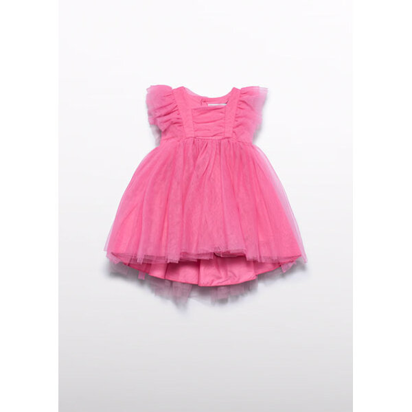 ΠΑΙΔΙΚΟ ΦΟΡΕΜΑ ΜΕ ΤΟΥΛΙ ΚΑΙ ΒΟΛΑΝ ABEL AND LULA ΡΟΖ 26-05012-090 - Image 1